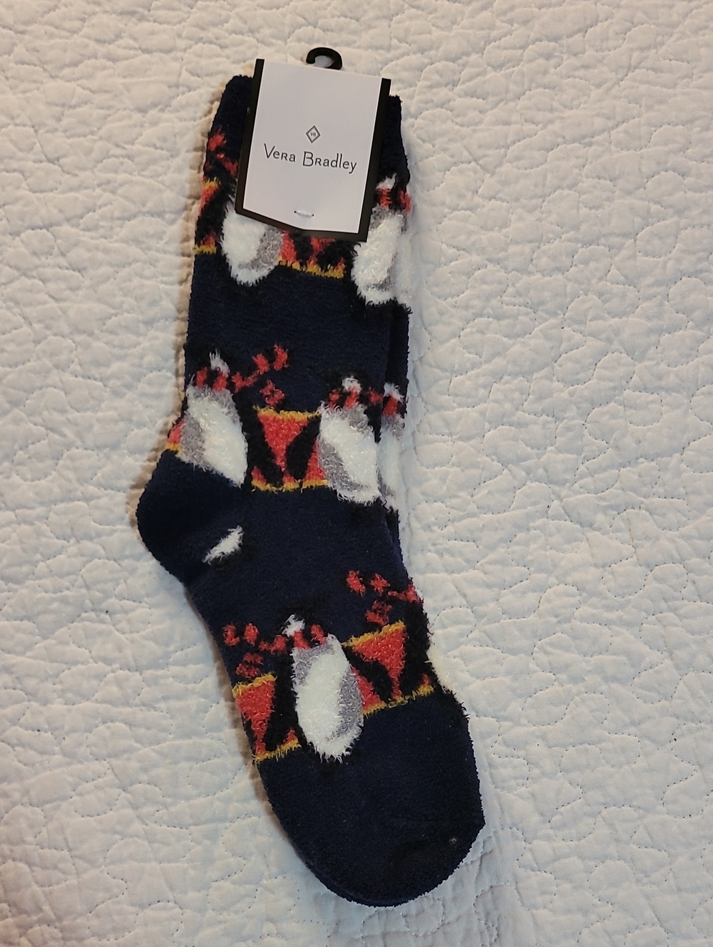 VERA BRADLEY Cozy Socks Penguin Pair NWT